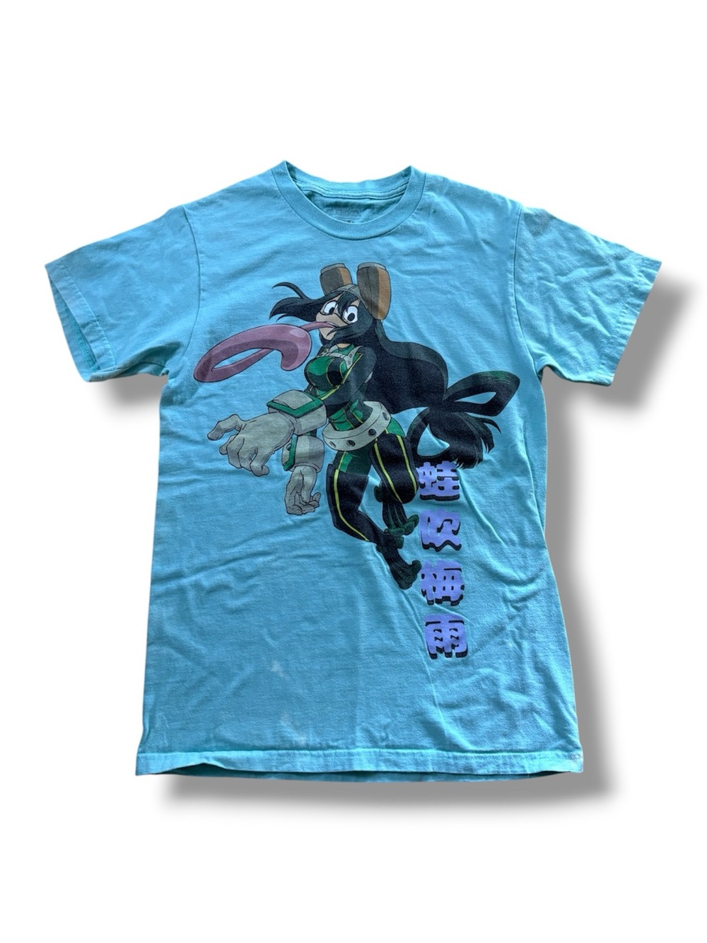 My Hero Academia Froppy Graphic T-Shirt – Blue – Size Small
